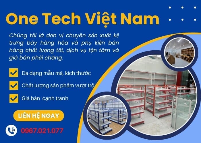 Mua kệ tại để hàng tạp hóa tại One Tech Đồng Nai