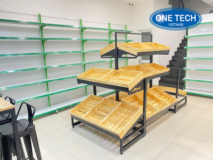 Kệ rau củ quả Đồng Nai gỗ MDF